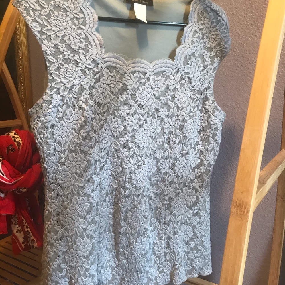 Jennie & Marlis Gray Blouse